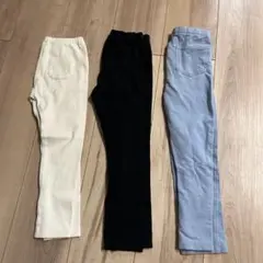 ユニクロ　レギンス　110 3色セット　即日発送　即購入歓迎