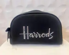 Harrods ハロッズ ポーチ ブラック ラインストーンのサムネイル