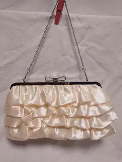 アイボリー パーティーバッグ 新品 未使用品 訳あり