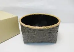 未使用 茶道具 熊谷秀穂作 溜塗手付 小炭斗 内黒 炭取り 炭点前 茶事 共箱 未使用 茶道具 熊谷秀穂作 溜塗手付 小炭斗 内黒 炭取り 炭点前 茶事