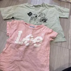 lee スヌーピー パステルカラー　Tシャツ　100 2枚セットのサムネイル