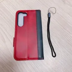 Galaxy S23 ケース 手帳型 SC-51D SCG19 赤