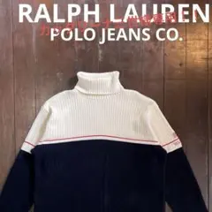 希少！！【POLO JEANS CO. ラルフローレン】タートルネックセーター