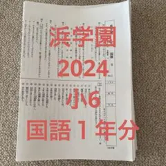 祝❕合格値下げ‼️ほぼ無記入☆　浜学園　小６　国語セット 祝❕合格値下げ‼️ほぼ無記入☆ 浜学園 小6 国語セット - メルカリ