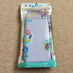 ソニック えんぴつチェック 筆箱 バイオレット　両面のサムネイル