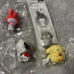 ぬいぐるみといっしょフィギュア　マイメロディ　ポチャッコ　ポムポムプリン