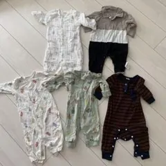 ベビー服　セット売り　ロンパース　カバーオール　コットン　ジェラートピケ　H&M