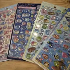 【正規品】ボンボンドロップシール 水族館限定 新作 4種セット