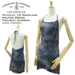 クリスチャン オードジェー 10 ネックレス ホルター ドレス Sサイズ