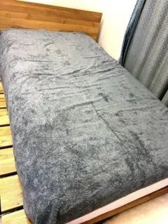 ホットマン　大判 タオルケット タオルシーツ　厚手　綿　hotman グレー