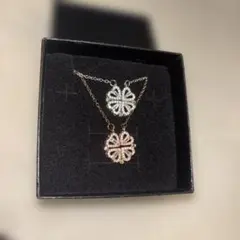 四葉　ハート　ネックレス　2way セット