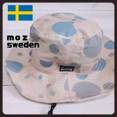 最終値下げ古着mozモズアウトドアハット帽子水玉sweden