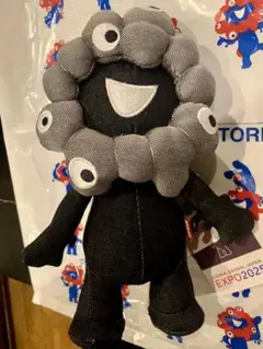限定品EXPO関西万博EDWINミャクミャクぬいぐるみ/黒いミャクミャク