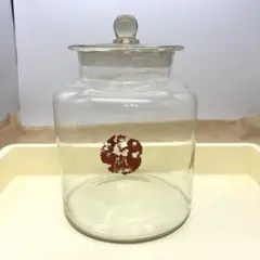 アンティーク レトロ ガラス瓶 コルク栓付き 小物入れ 昭和 駄菓子