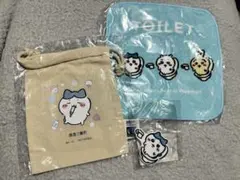 ちいかわトイレットなアクリルバッジ&ミニタオル ハチワレのサムネイル