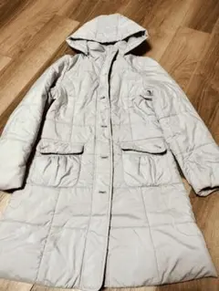 組曲　薄水色ダウンコート 150~160　※訳あり