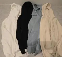ZARA　パーカー　フード付きスウェット 4色セット