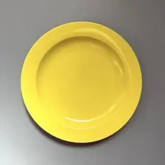 美濃焼　リムプレート　カフェプレート　イエロー　24cm
