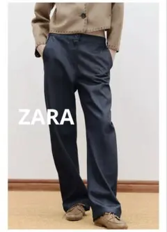 ZARA〔新品〕デニムパンツ　デニム　インディゴ