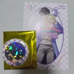 ドズル 缶バッジとカードセット Happy White Day