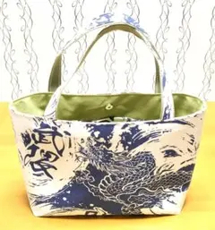 龍柄 ハンドメイド トートバッグ 和柄 - メルカリ