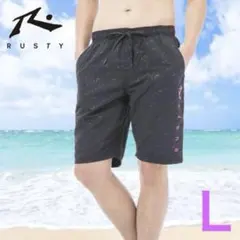 新品未使用★RUSTY ラスティメンズ サーフパンツ ボードショーツ 水陸兼用Ｌ