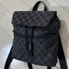 グッチ GUCCI ミニ リュック GGキャンバス バックパック 巾着 ブラウンのサムネイル