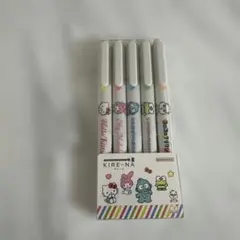 サンリオキャラクターズ 蛍光ペン KIRE-NA キレーナ 5色セット