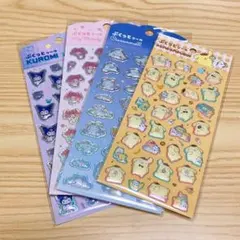 高*苗様 【国内正規品】ぷくっとシール マイメロ・クロミ・シナモン・ポムポムプリ