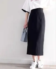 CLASSICAL ELF ハイウエスト バックスリット ロングスカート