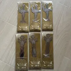 ドラゴンクエストふくびき所スペシャル　伝説の剣ブックマーカー6点セット