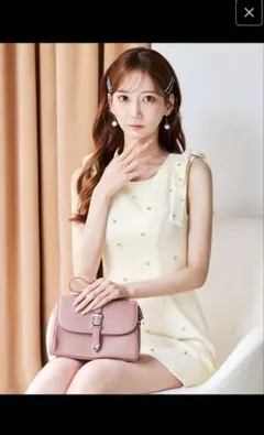 Jewels リボンツイードビジュードレス/キャバドレス