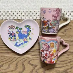 東京ディズニーランド アリス スーベニアカップ プレート セット