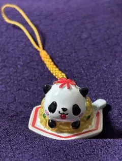 美品　横浜中華街ご当地ストラップ　パンダストラップ　チャーハンパンダ　パンダ
