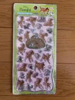 プチドロップステッカー　ディズニー　バンビ
