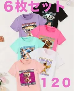 イタリアンブレインロット Tシャツ ６枚セット　トゥントゥンサフール 120新品