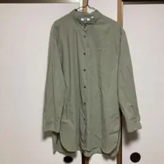 UNIQLO 長袖シャツ Lサイズ オリーブ色