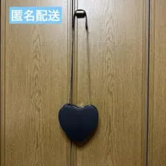 NiCORON ハート型 ブラック ショルダーバッグ