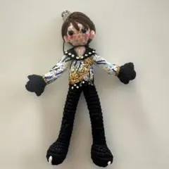 羽生結弦　ハンドメイド　あみぐるみ