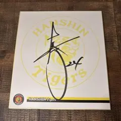阪神タイガース 梅野隆太郎選手直筆サインロゴ色紙 - メルカリ