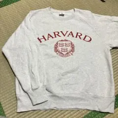 HARVARD ロゴ スウェットシャツ グレー