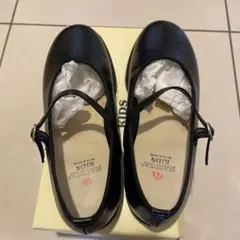 ハルタ キッズ ブラックフォーマルシューズ　22cm