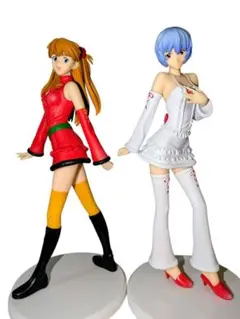 アスカ　レイ　二体セット　フィギュア　エヴァ　惣流・アスカ・ラングレー　綾波レイ