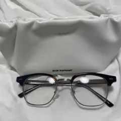 Blue Elephant サーモントメガネ　ケース付き