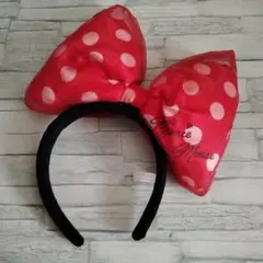 ミニーマウス 水玉カチューシャ　廃盤品