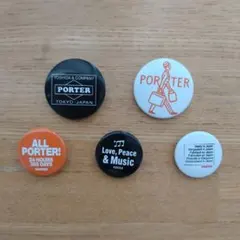 2026年最新】porter 缶バッジの人気アイテム - メルカリ