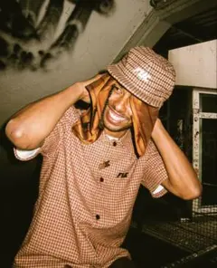 fuckupclothes FUC チェック　フライトキャップ