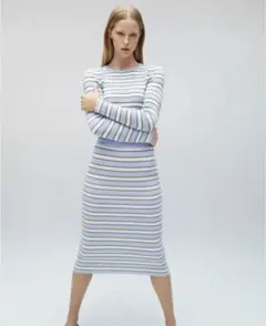 ZARA ストライプニットセーター Mサイズ