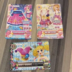 アイカツカード　3枚セット Dreamy Crown