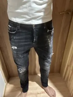 定価10万 22AW新品 BLACK樹脂コーティングTIDY BIKER 42 2025年最新